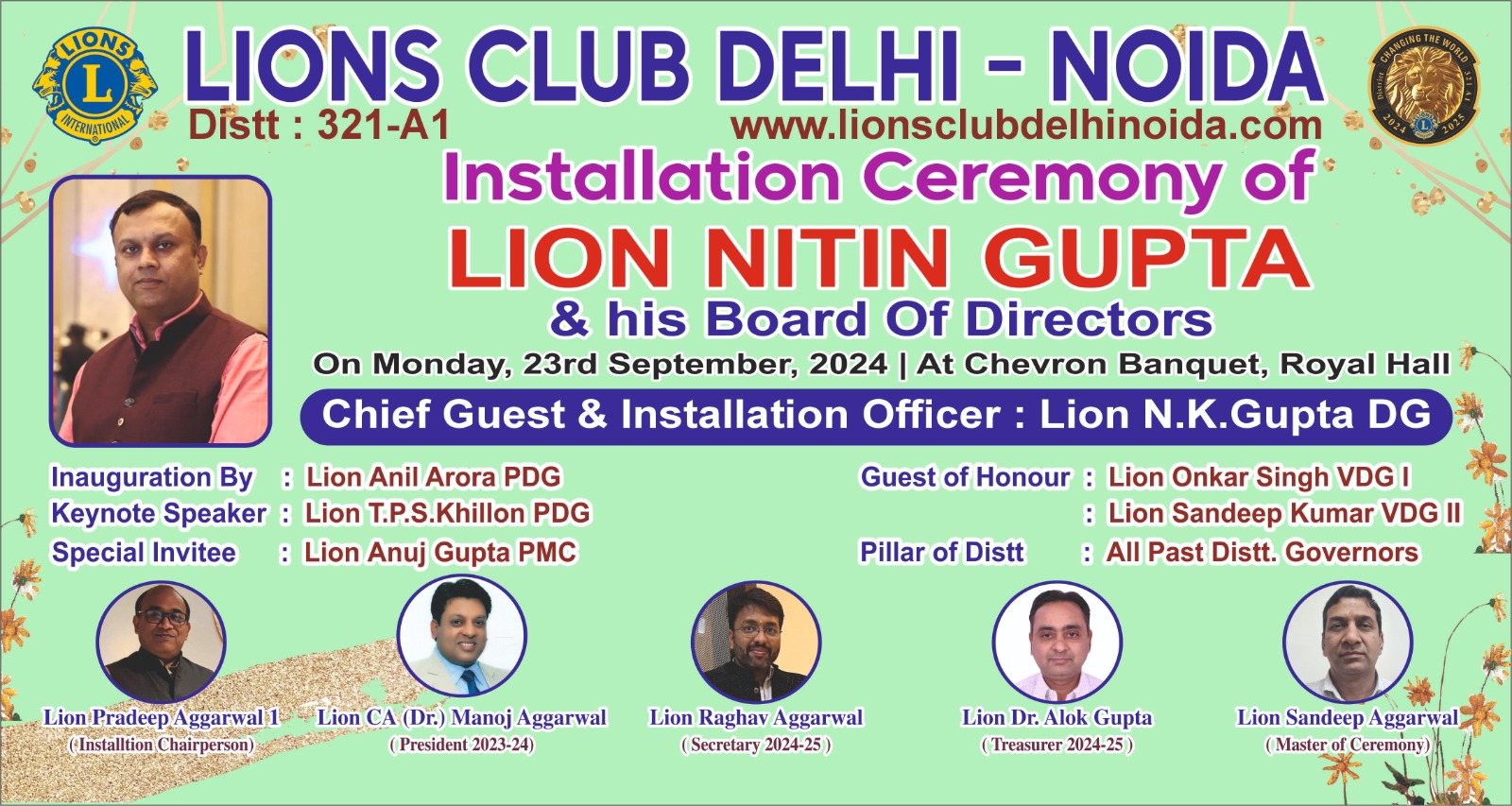 Installation / Induction - Year 2024-2025